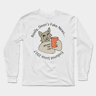 Dean's Fake News Long Sleeve T-Shirt